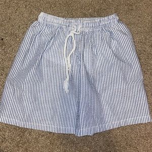 Boys Boutique Seersucker Swim Trunks Size 4/5T